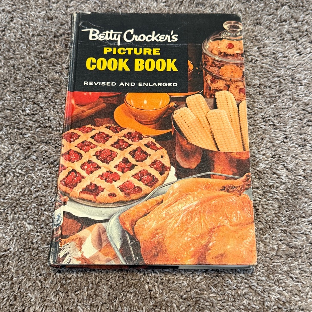 Betty Crocker’s Vintage 1956 Picture Cook Book Second Edition First Print Hard